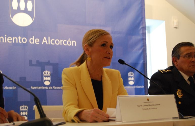 Cristina Cifuentes haciendo balance de su etapa al frente de la Delegación