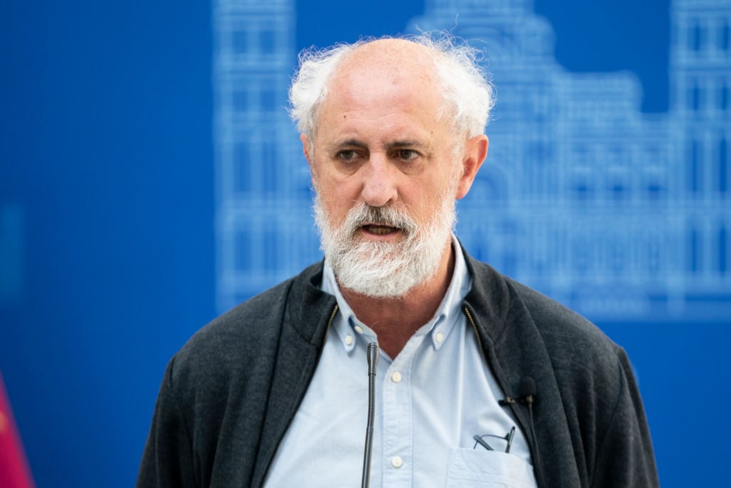 Luis Cueto, durante una rueda de prensa.