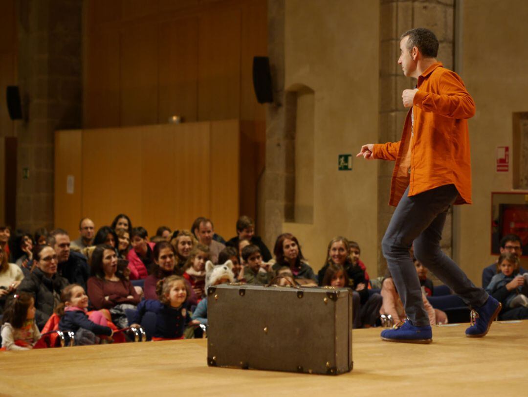 Uno de los narradores de 2018, Nono Granero, en el Auditorio de San Francisco