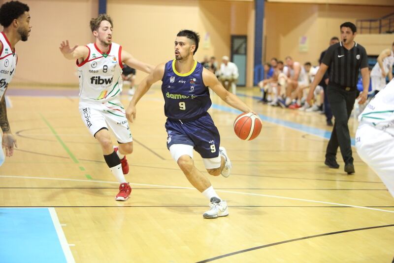 Un momento del partido