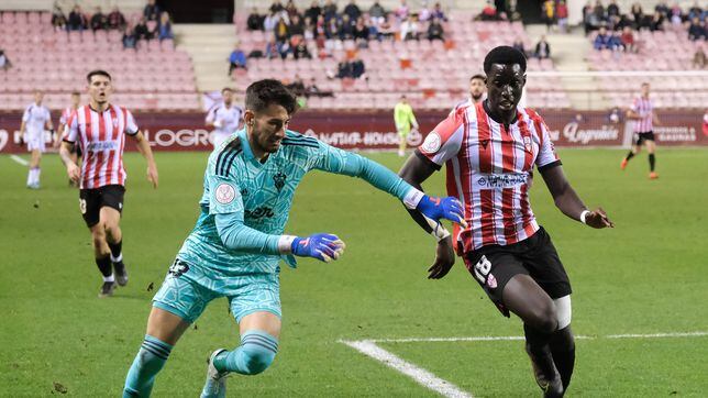 Partido disputado entre Logroñés y Albacete