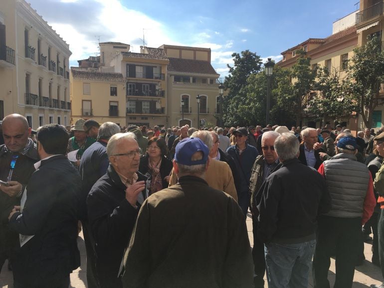 Jubilados de la costa se concentran en la Plaza de España de Motril