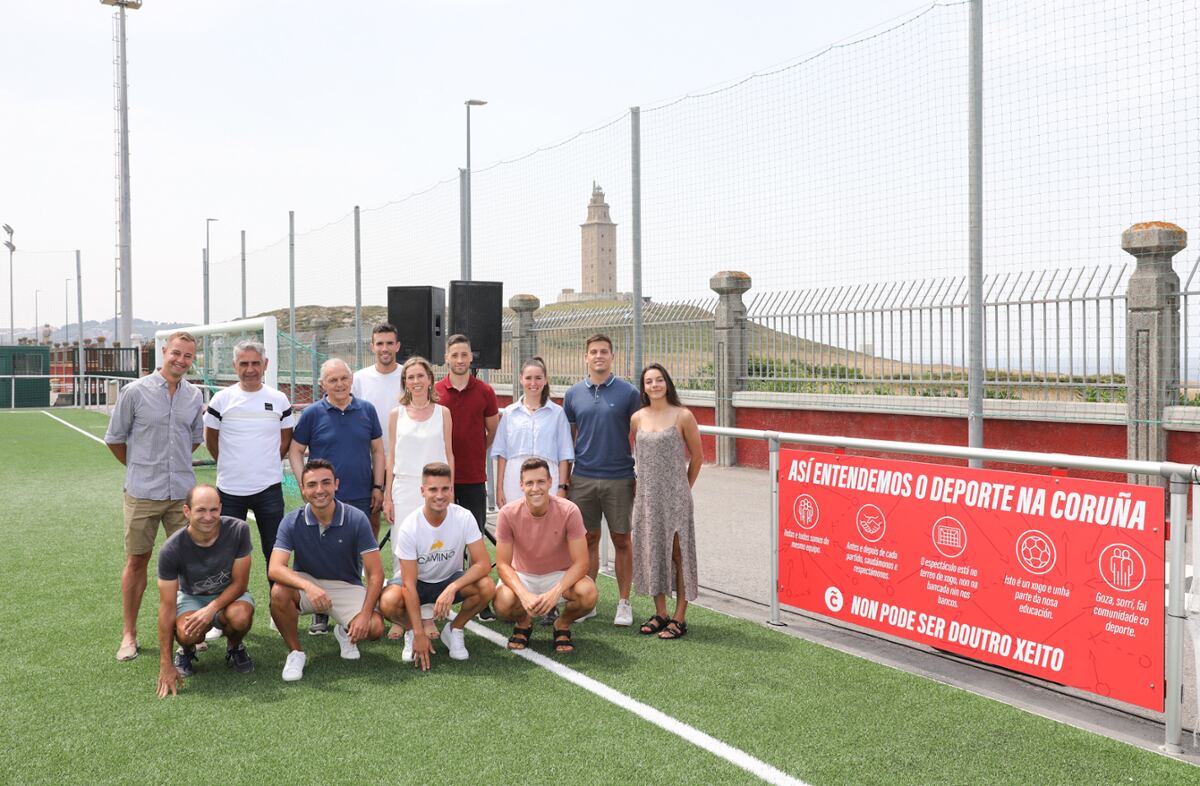 Presentación de la campaña de A Coruña contra la violencia en el deporte