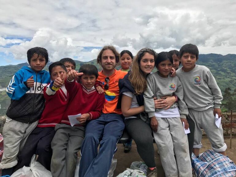 Iago Montes, uno de las voces del turismo solidario, en Ecuador