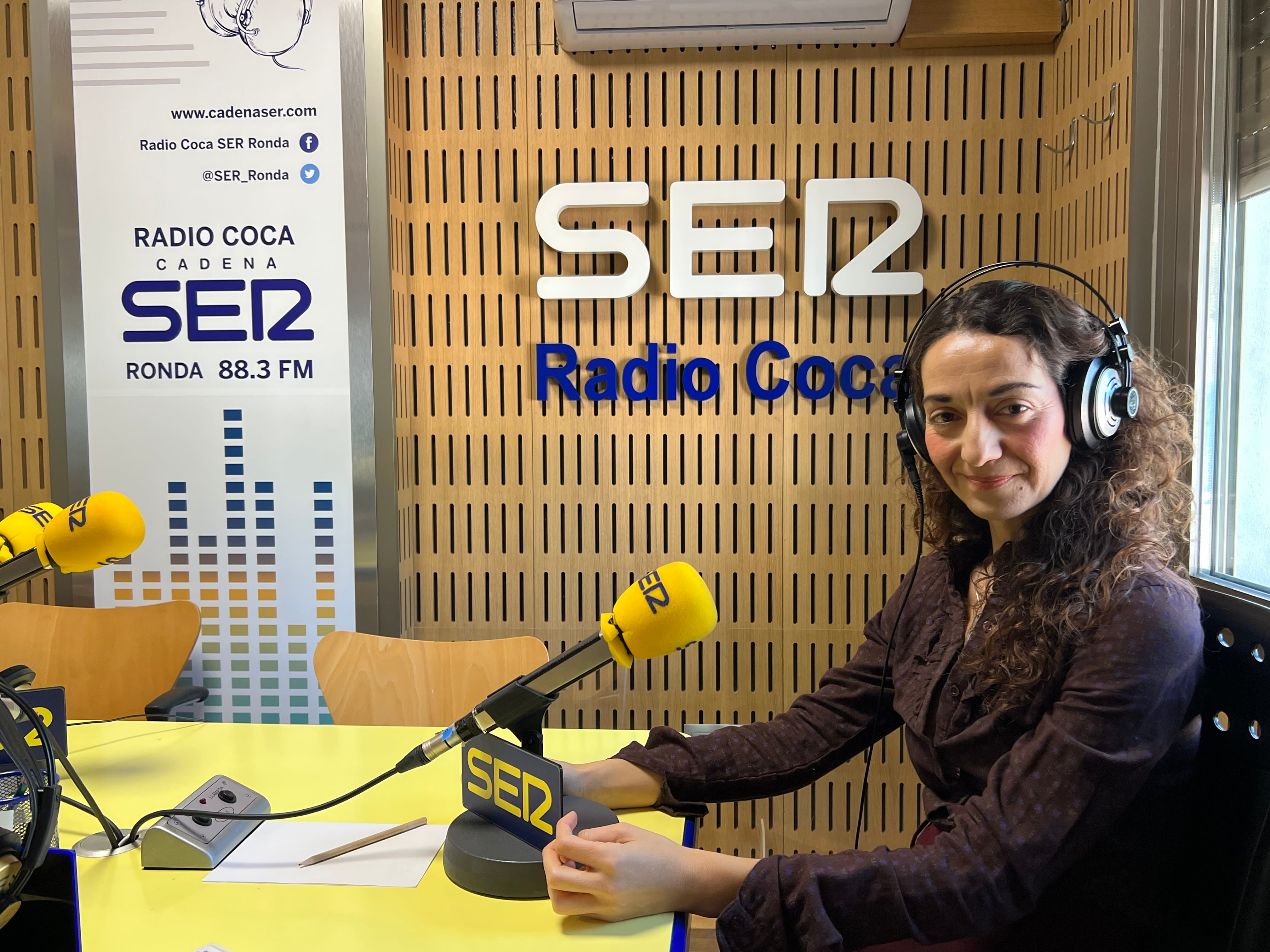 Fátima Fernández en Radio Coca SER Ronda