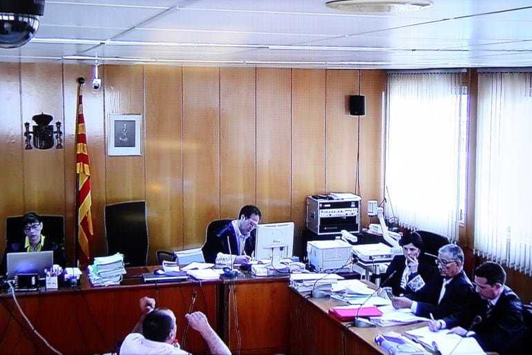 L'acusat, Julio Pombo, declarant a l'Audiència de Tarragona