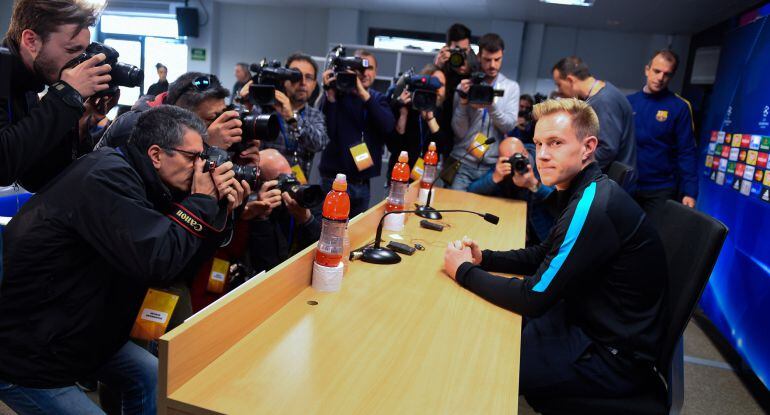 El guardameta del Barcelona Marc-Andre Ter Stegen.