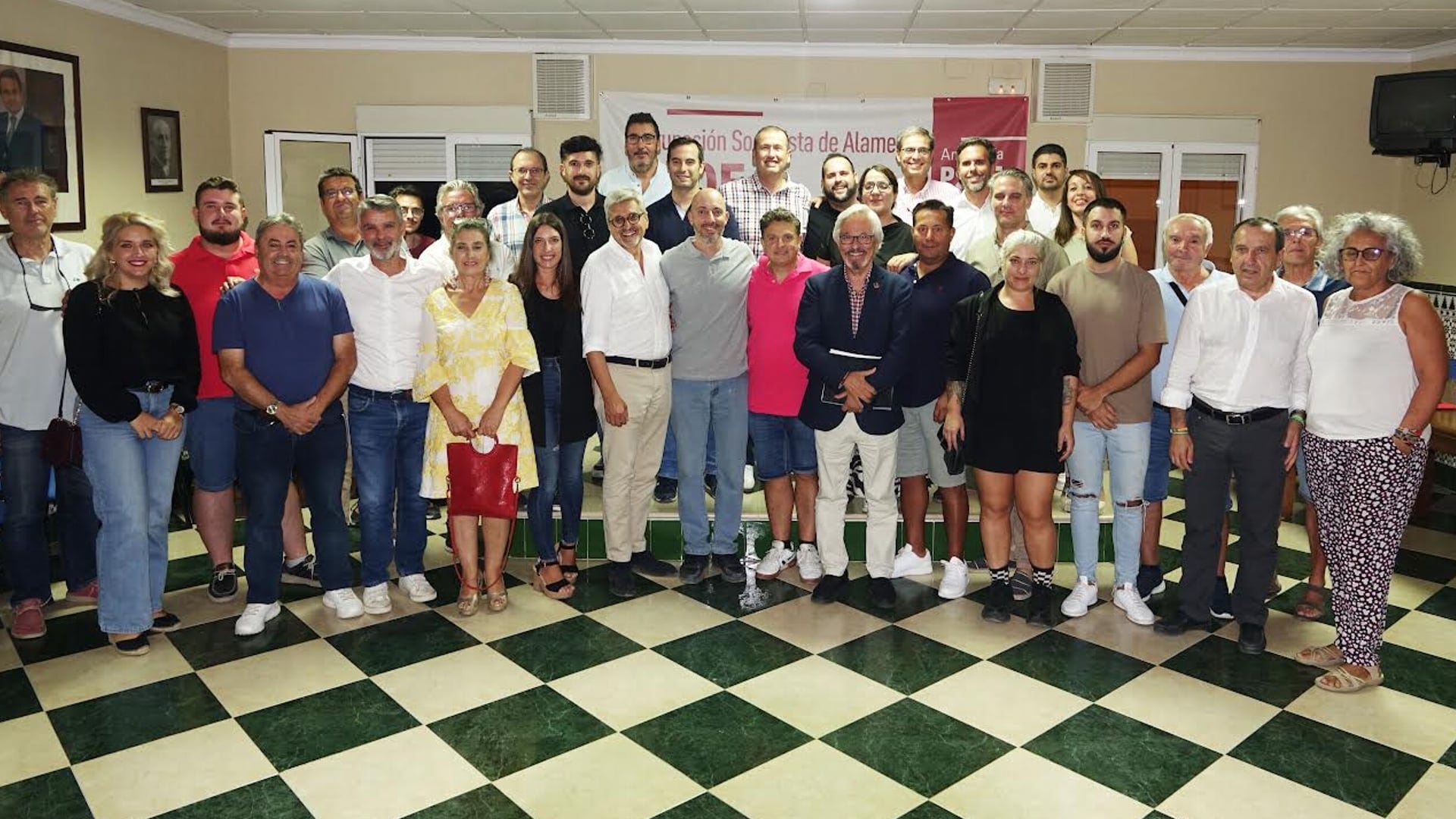 Reunión del PSOE de Málaga en el municipio de Alameda