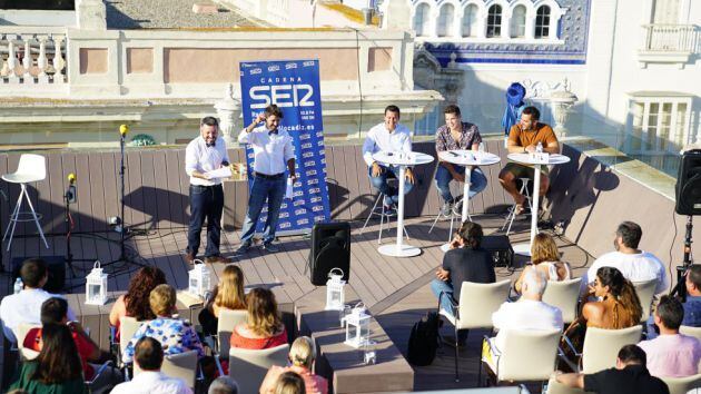 La Final del Doctorado Honoris Cádiz en 2017, desde la azotea de la Fundación Cajasol
