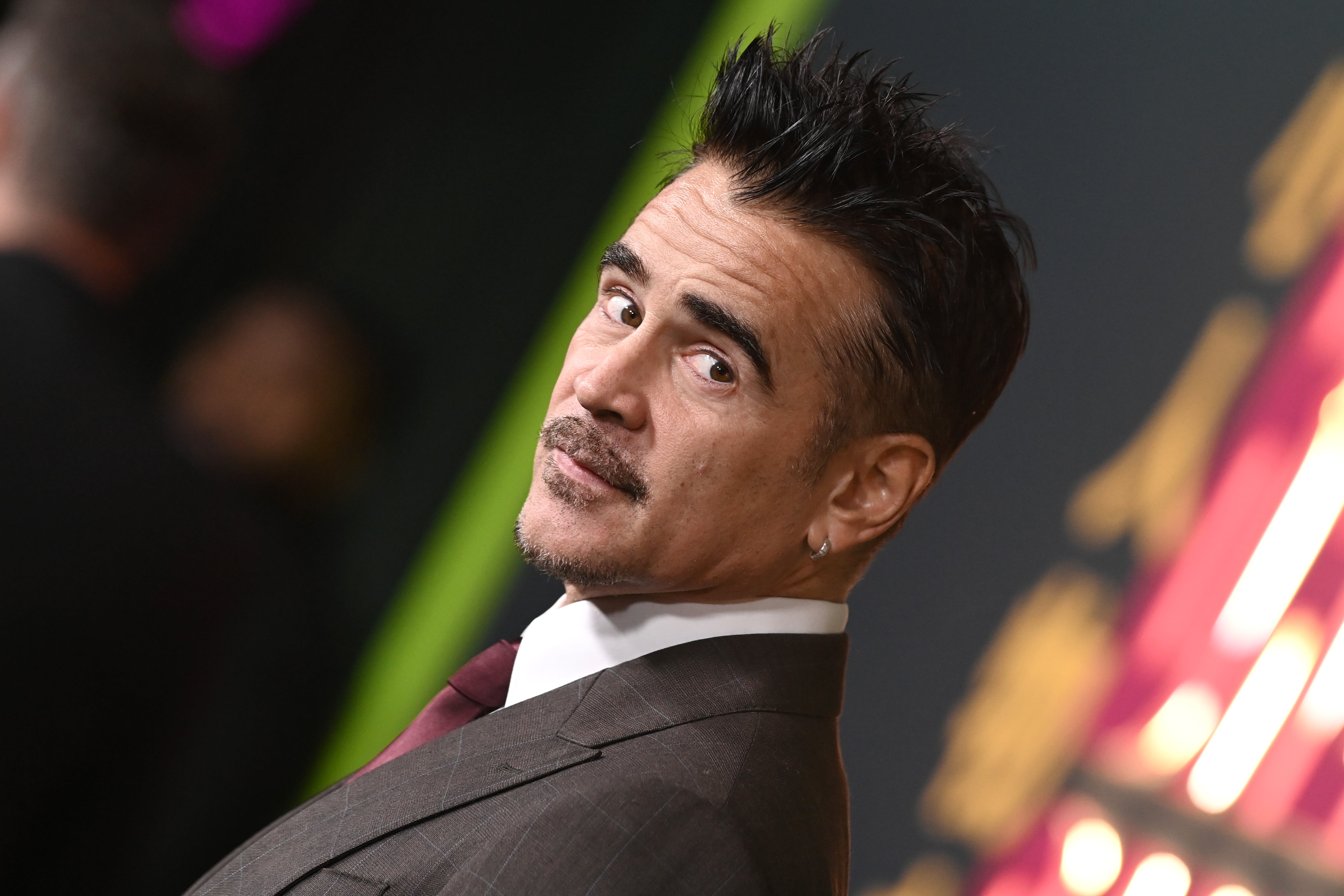 Fotograma de Colin Farrell durante la presentación de 'Maldita suerte' en Los Ángeles . (Photo by Axelle/Bauer-Griffin/FilmMagic)