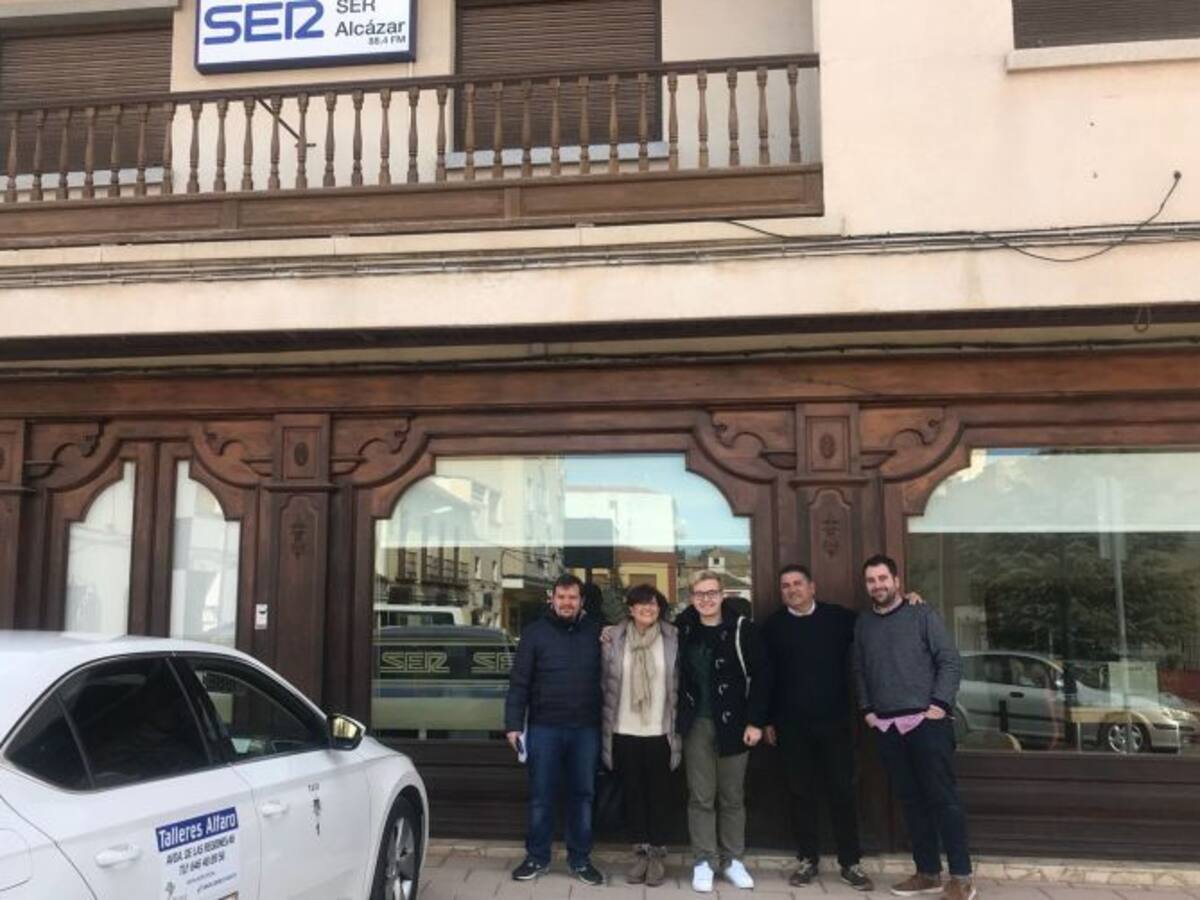 Hoy por hoy La Mancha en un taxi por el Día Mundial de la radio