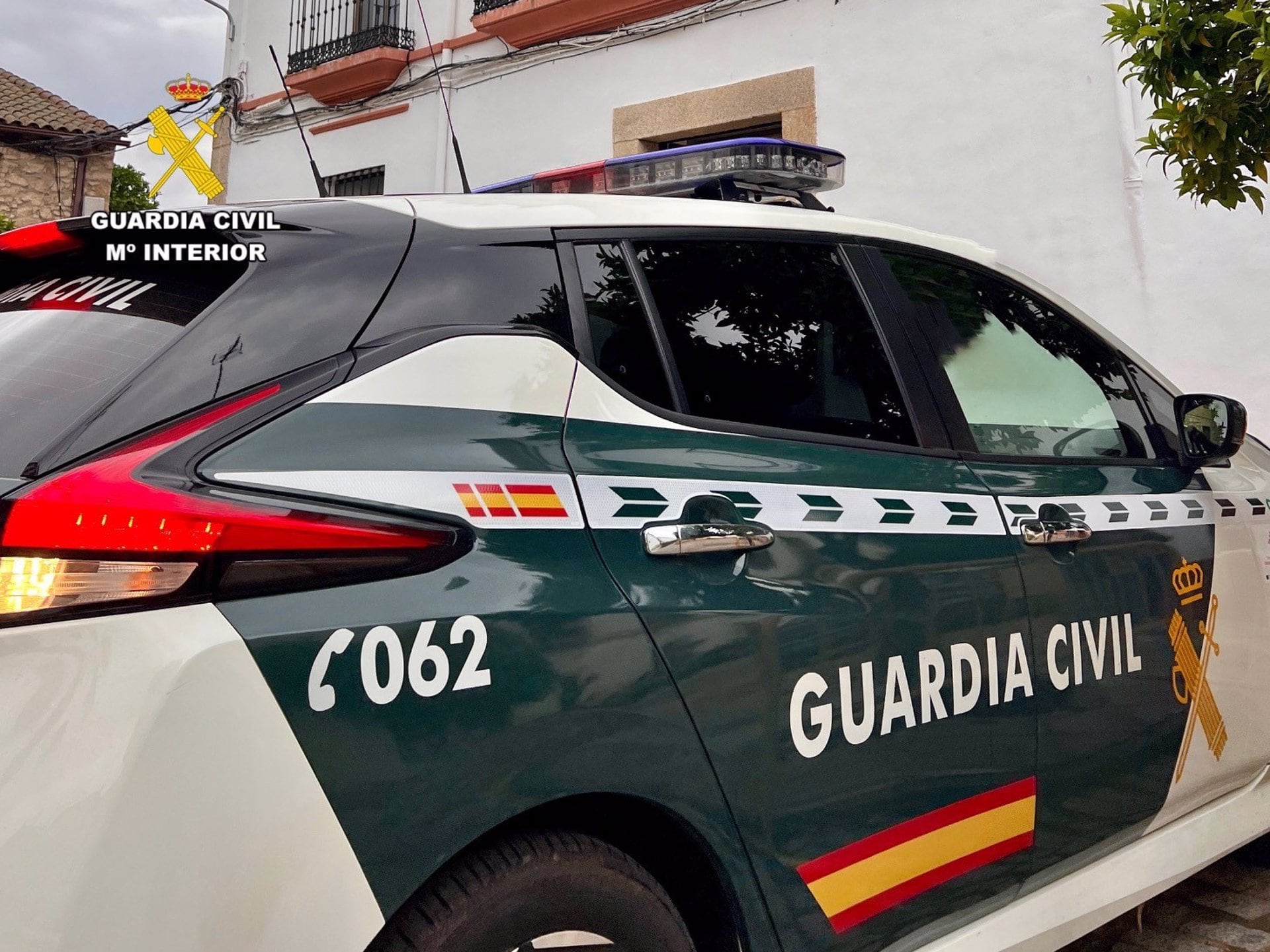 Vehículo de la Guardia Civil.