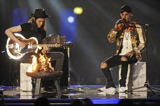 Justin Bieber y James Bay cantaron juntos un par de canciones