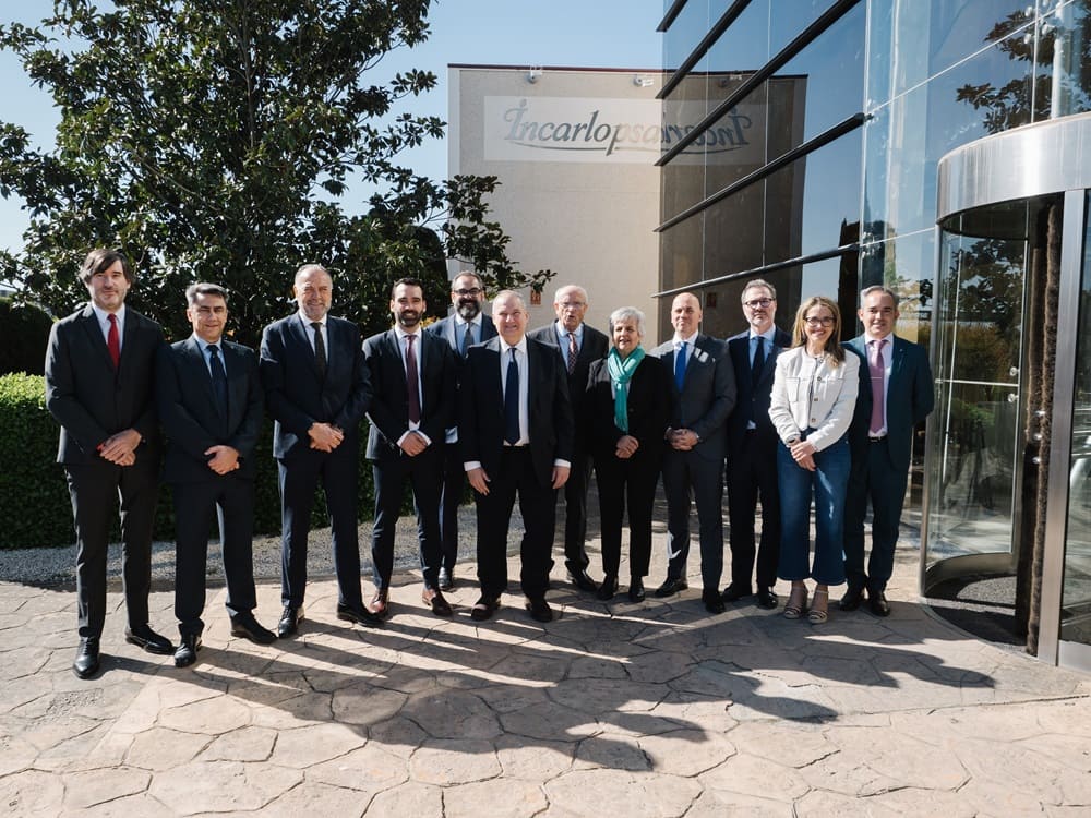 Visita del Ministro de Industria, Jordi Hereu, a Incarlopsa en Tarancón (Cuenca)