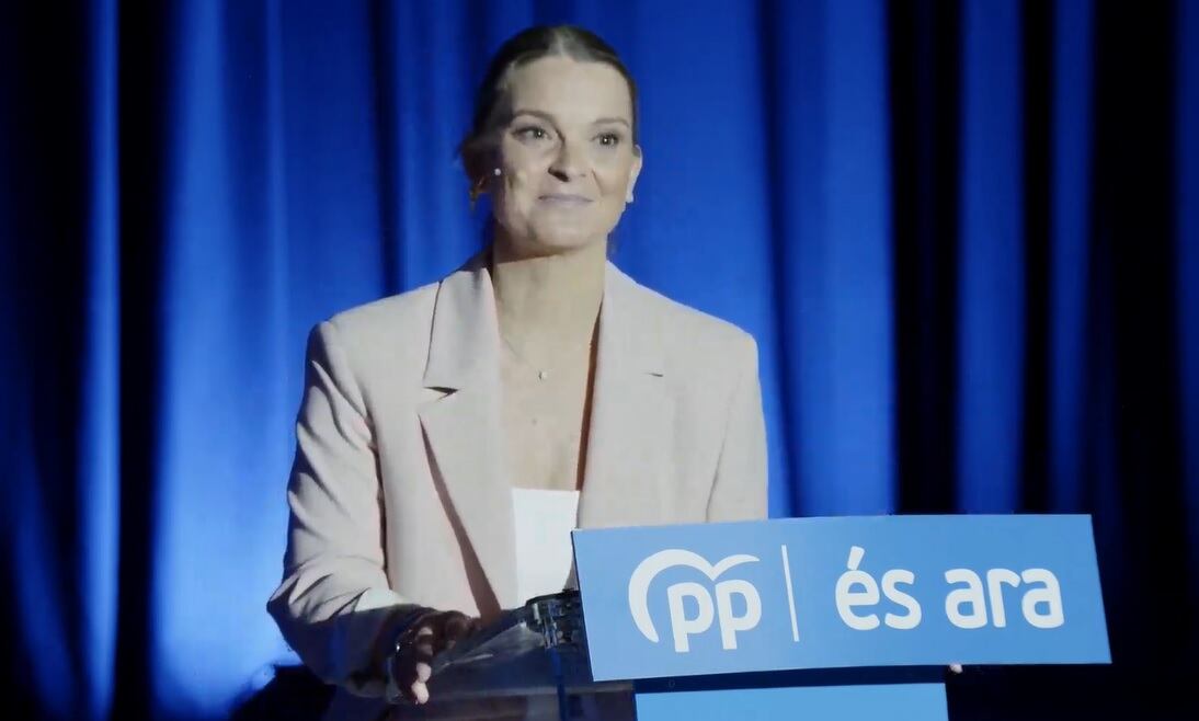 Marga Prohens, durante la presentación de su programa electoral.