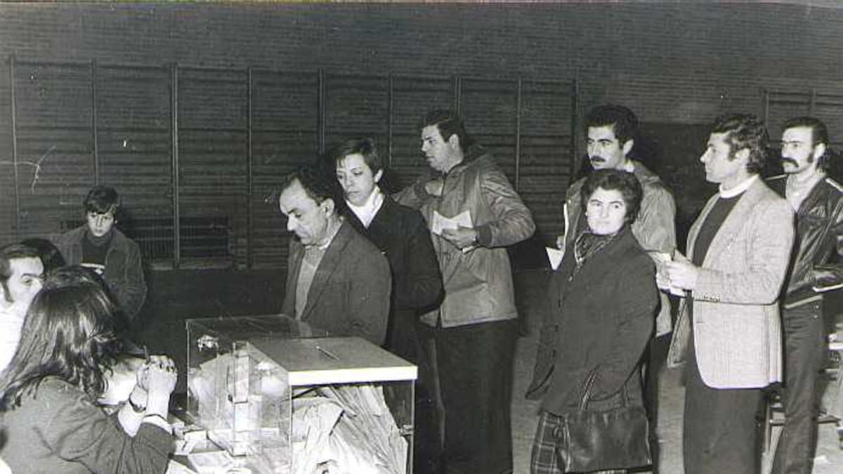 Así votamos hace 44 años en Valladolid