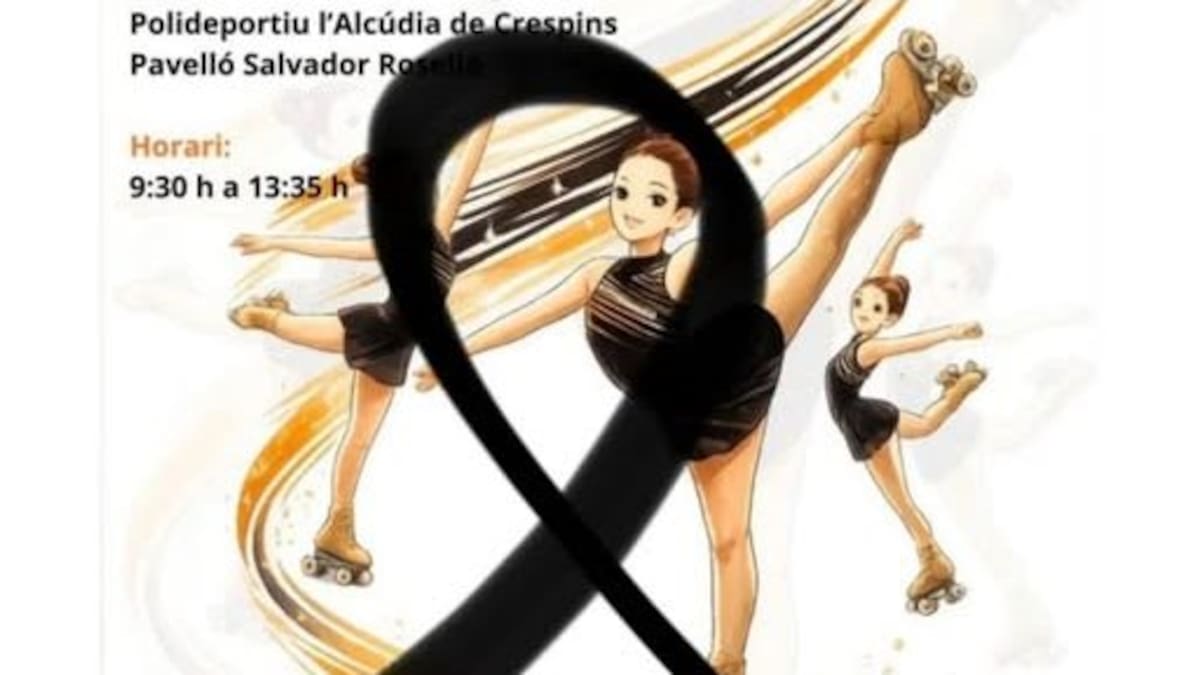 Luto en el patinaje de L'Alcúdia de Crespins por el fallecimiento repentino de una espectadora
