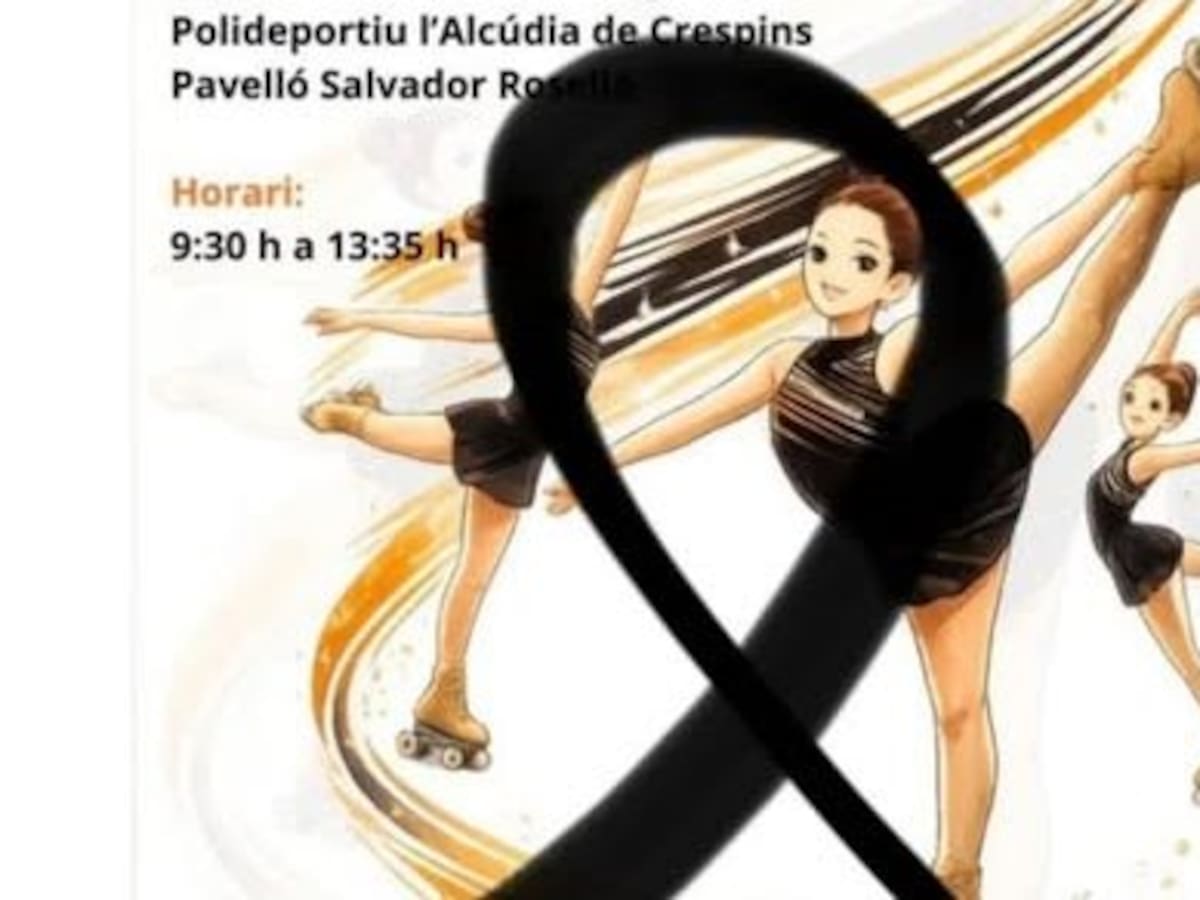 Luto en el patinaje de L'Alcúdia de Crespins por el fallecimiento repentino de una espectadora