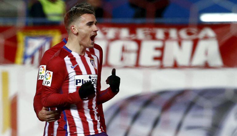 Griezmann celebra su gol ante el Dépor