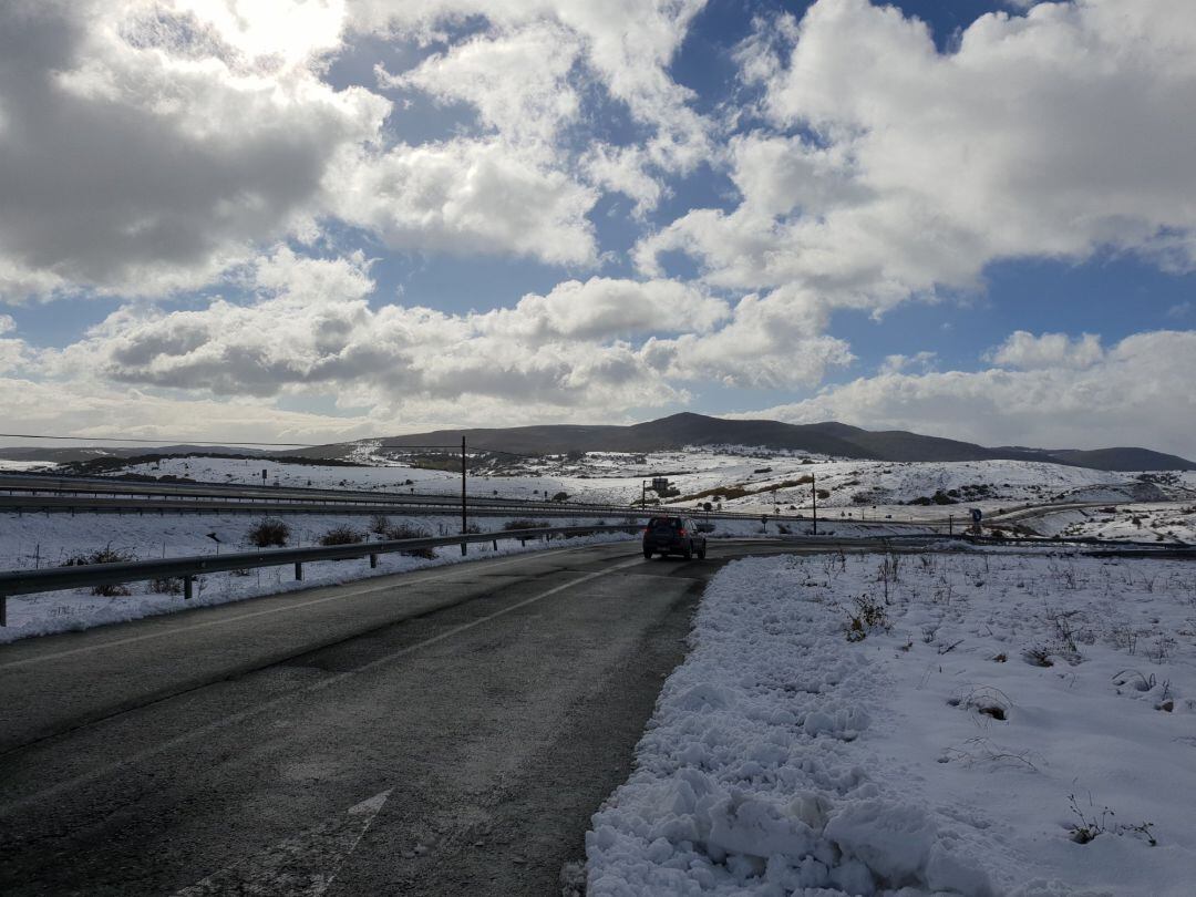 Nieve en Cantabria.