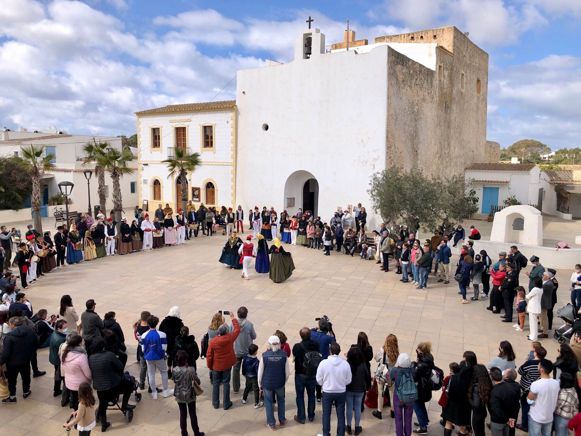 Imagen de archivo durante una celebración en la Plaza de la Constitución