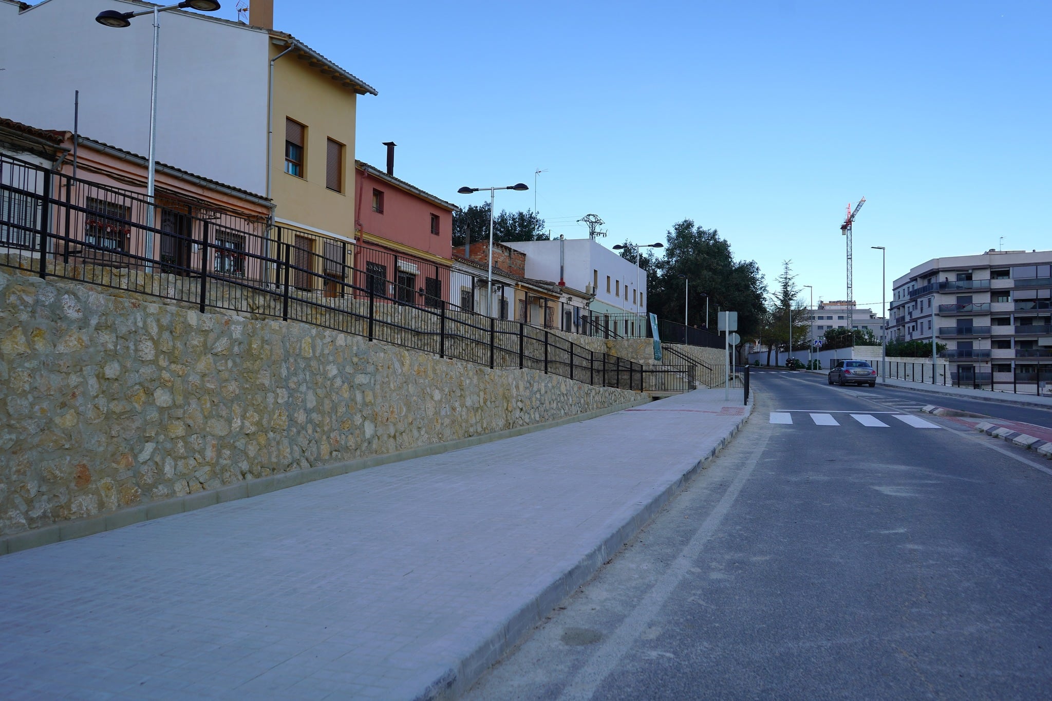 Obras de urbanización en Xàtiva. Fuente: Ajuntament de Xàtiva