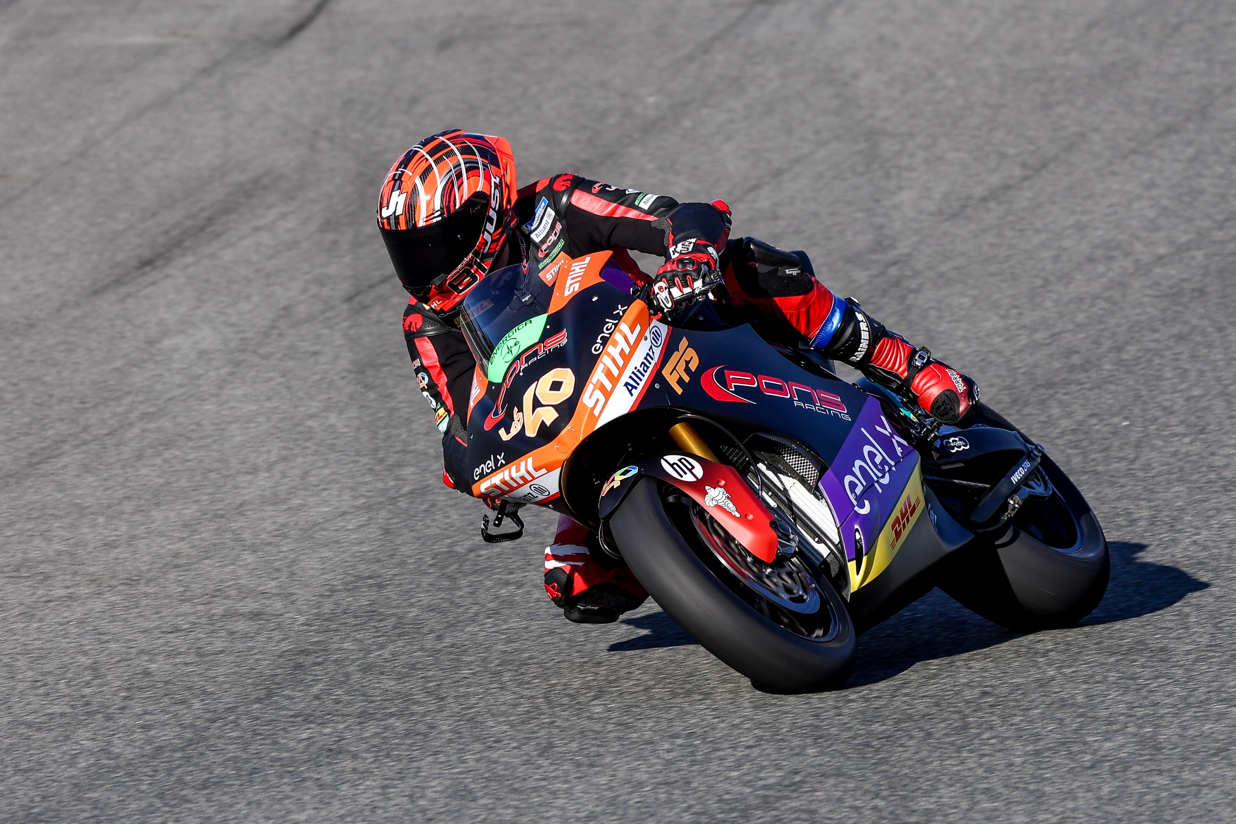 Jordi Torres durante la última sesión de entrenamientos en el Circuito de Jerez