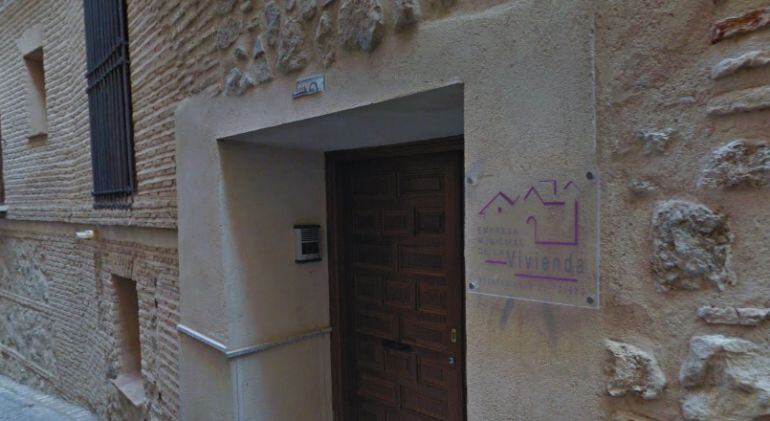 Fachada de la sede de la Empresa Municipal de la Vivienda (EMV) de Toledo