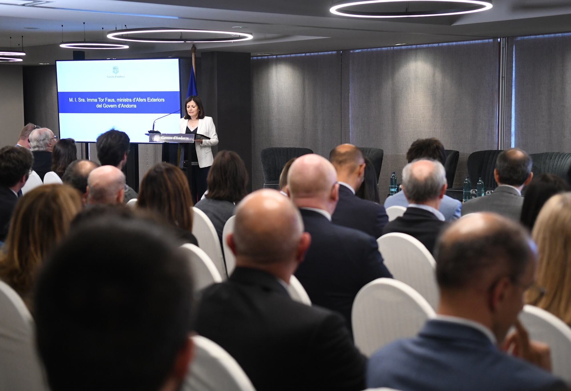Inauguració de les primeres Jornades de cooperació transfronterera a càrrec de la ministra d'Exteriors, Imma Tor, aquest dimecres a Andorra la Vella