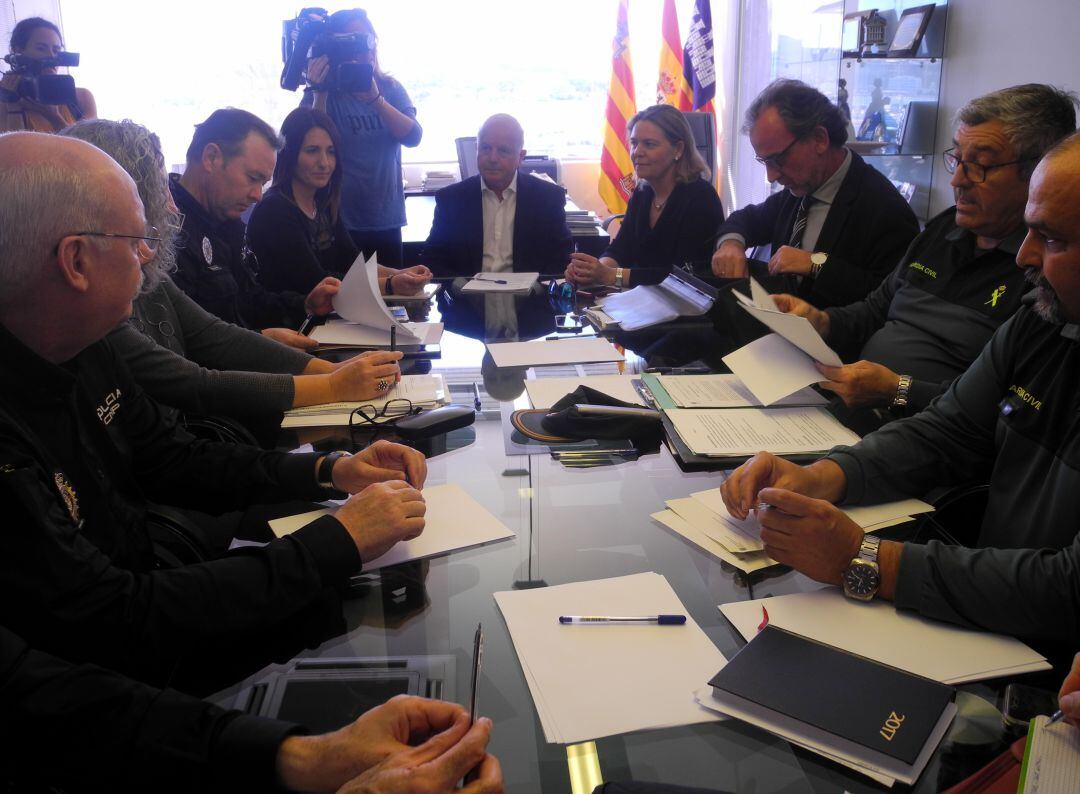 Imagen de archivo de una Junta Local de Seguridad de Sant Antoni