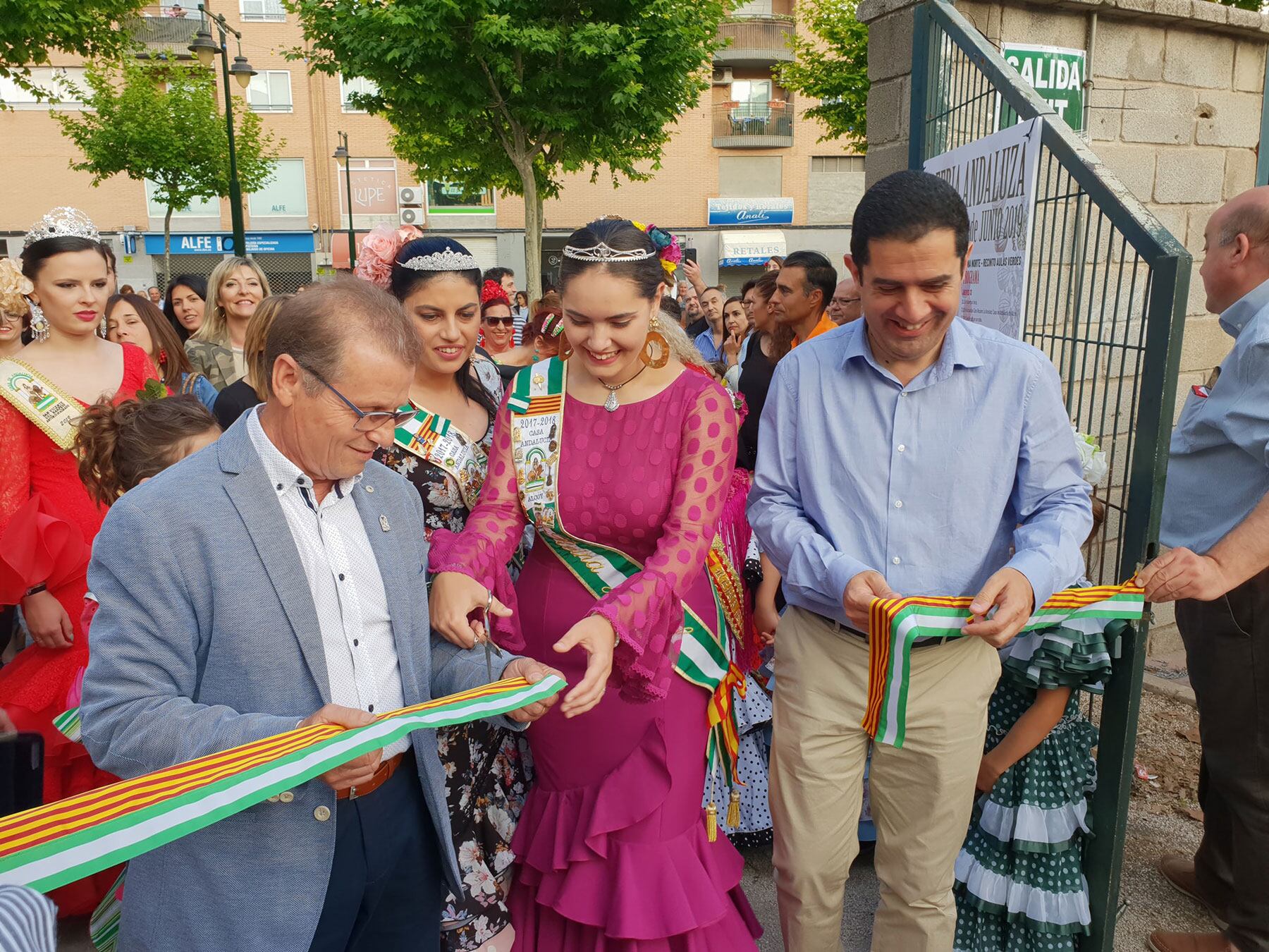 Imagen de la inauguración de la Feria de Andalucía en la última edición celebrada en 2019. Ajuntament d'Alcoi
