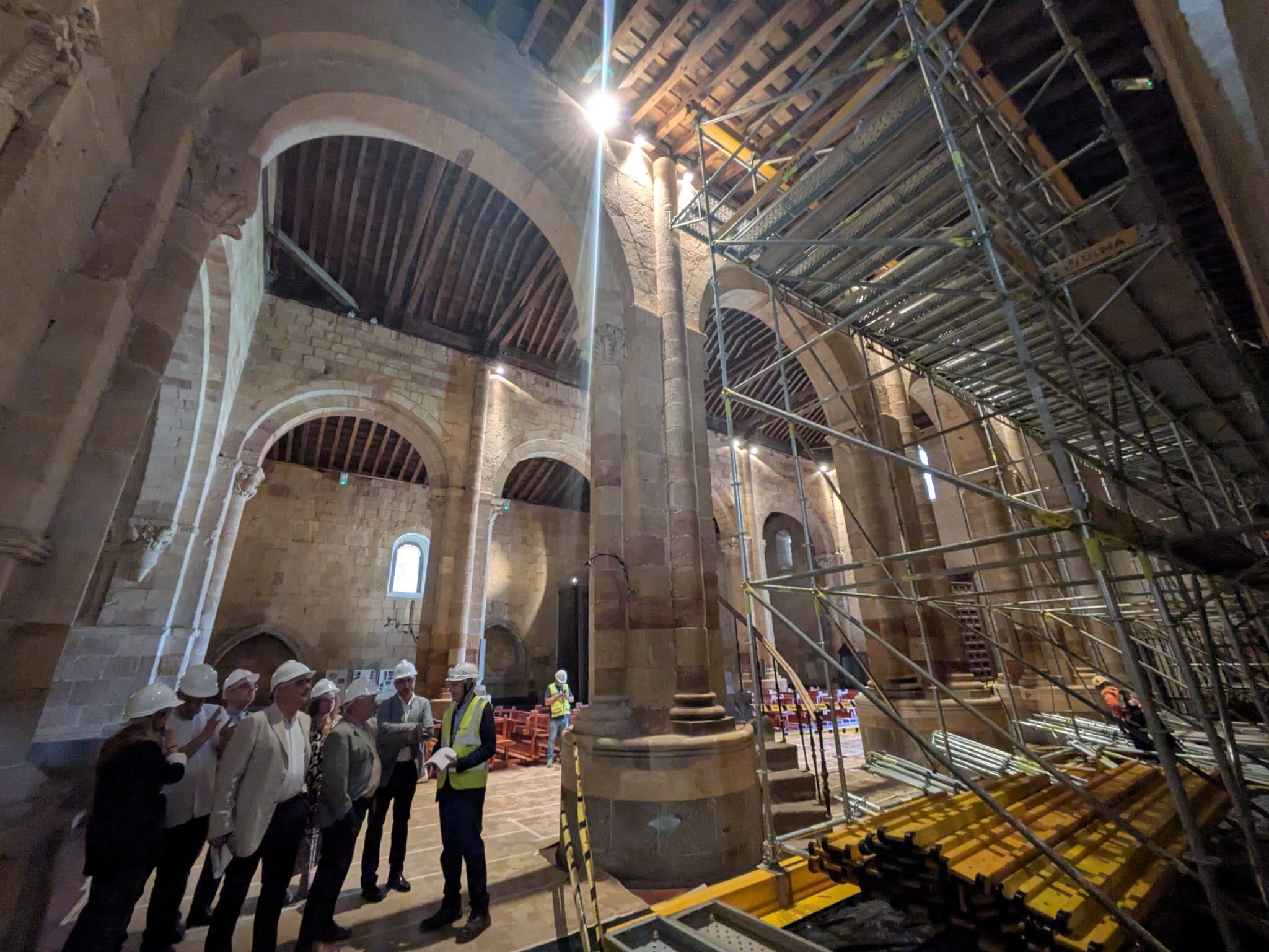 Obras de consolidación iglesia románica de San Andrés