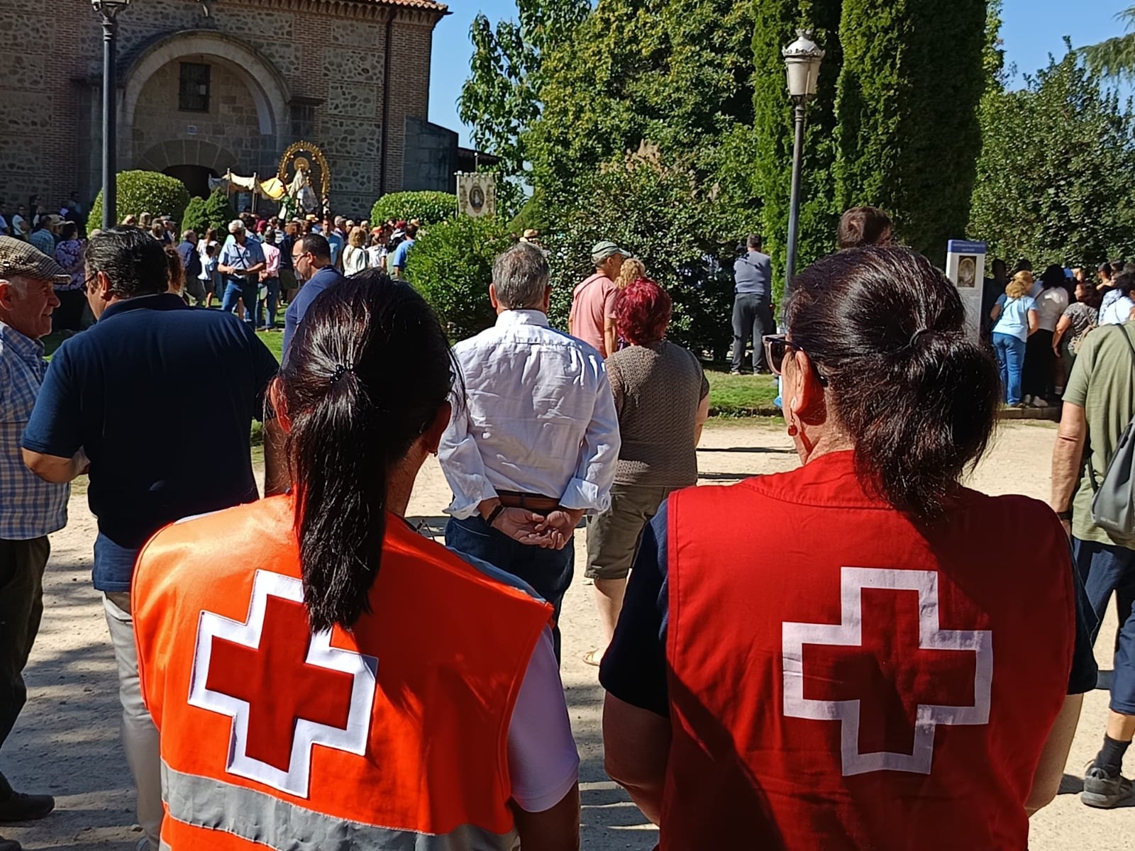 Cruz Roja en la Romería de la Virgen de Chilla en Candeleda