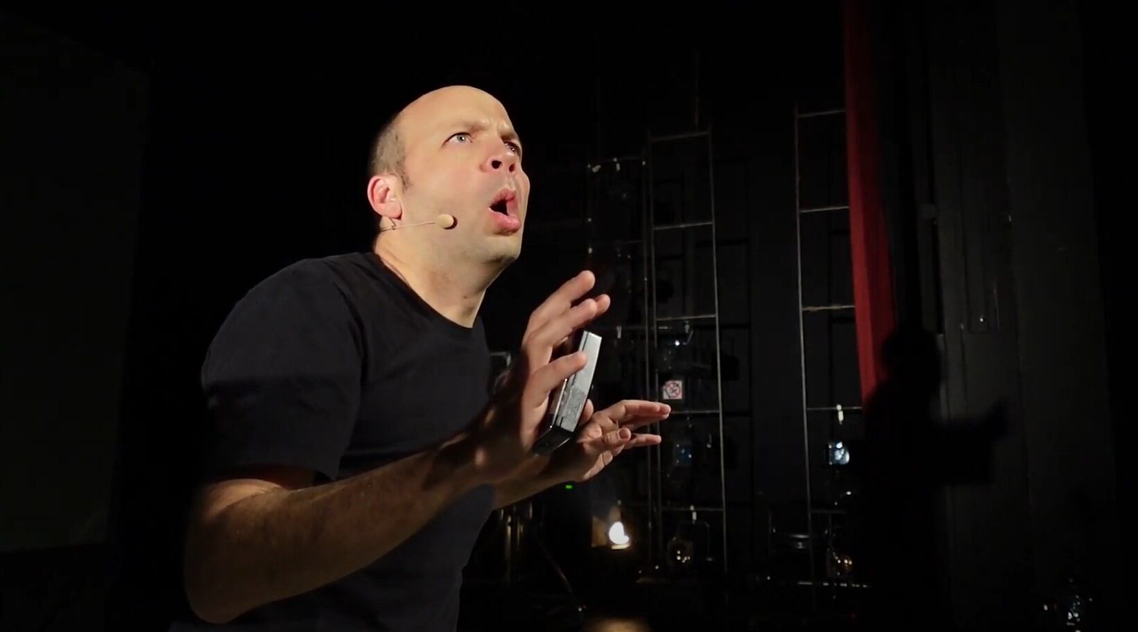 Miguel Noguera en uno de sus espectáculos.