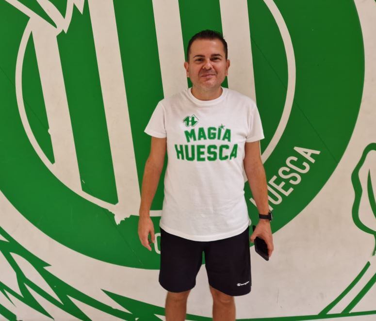 Rafa Sanz, entrenador del Lobe Huesca la Magia