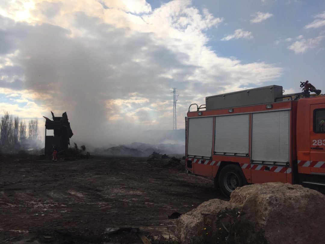 Incendio en Sollana