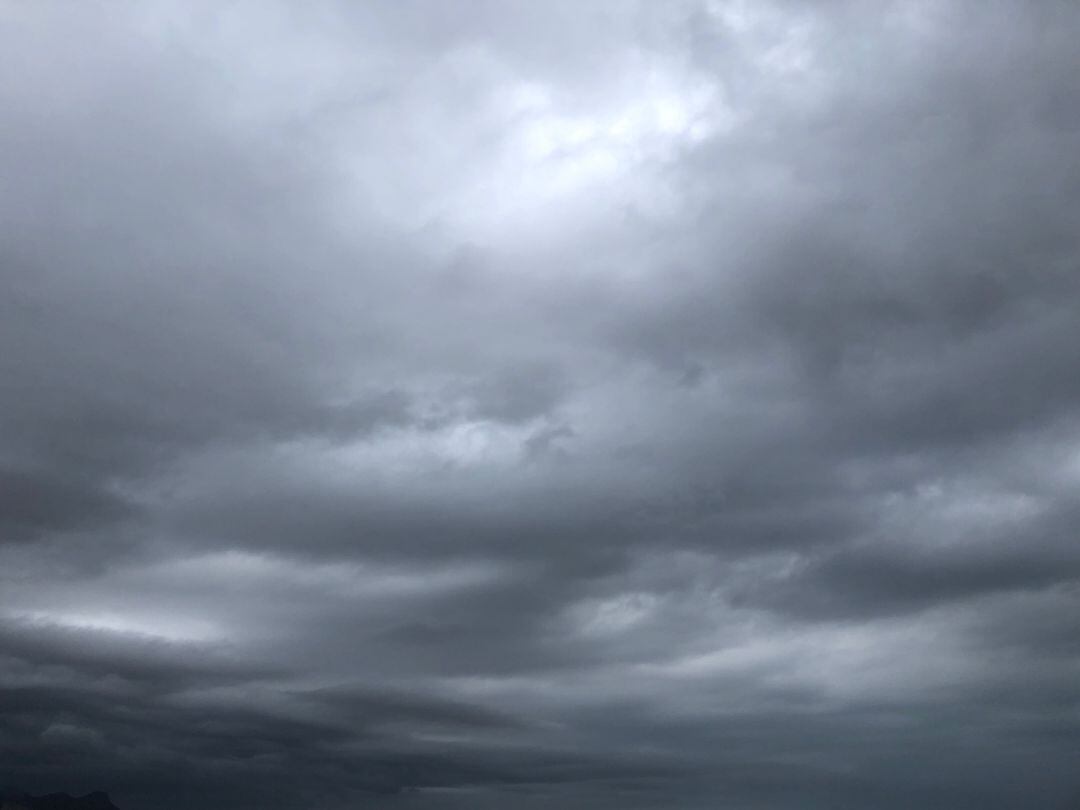 Nubes en la Safor este pasado mes de agosto. 