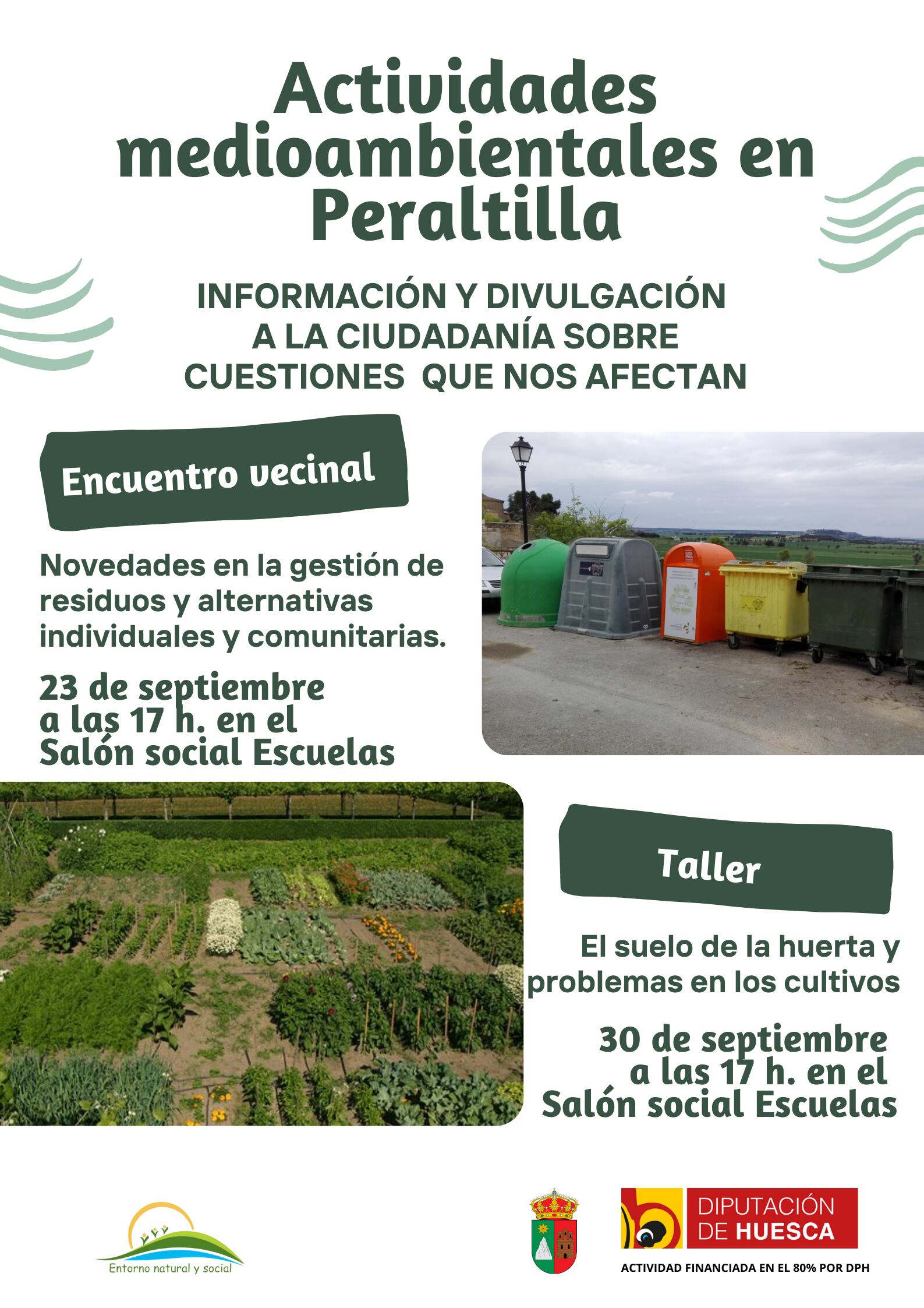 Actividades medio ambientales en Peraltilla