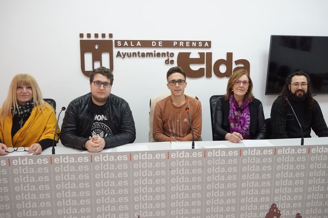 Integrantes de la candidatura de Podemos Elda 
