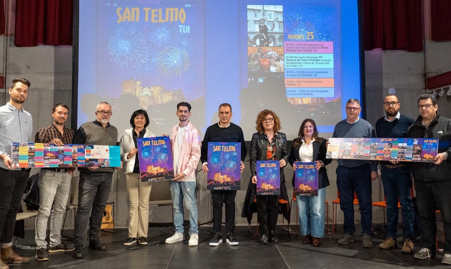 Presentación de las Festas de San Telmo de Tui en 2025