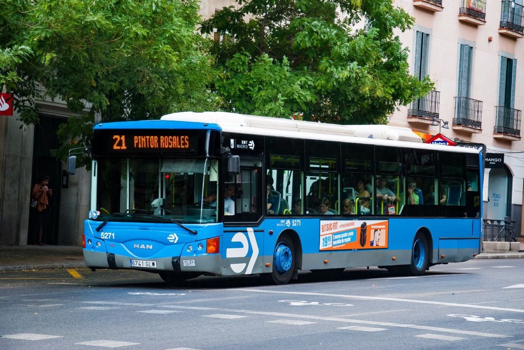 Autobús de la EMT de Madrid.