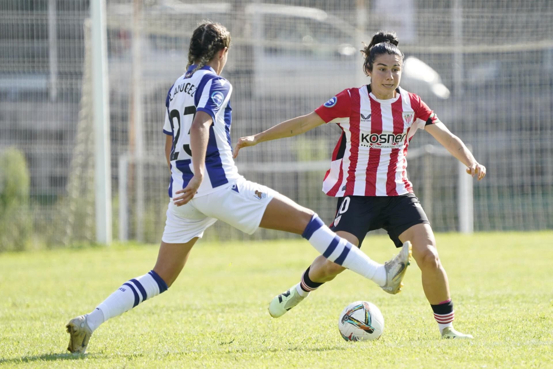 Mariana Cerro en la final de la Euskal Herriko Kopa ante la Real Sociedad