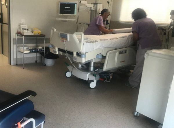 UCI del hospital de Gandia