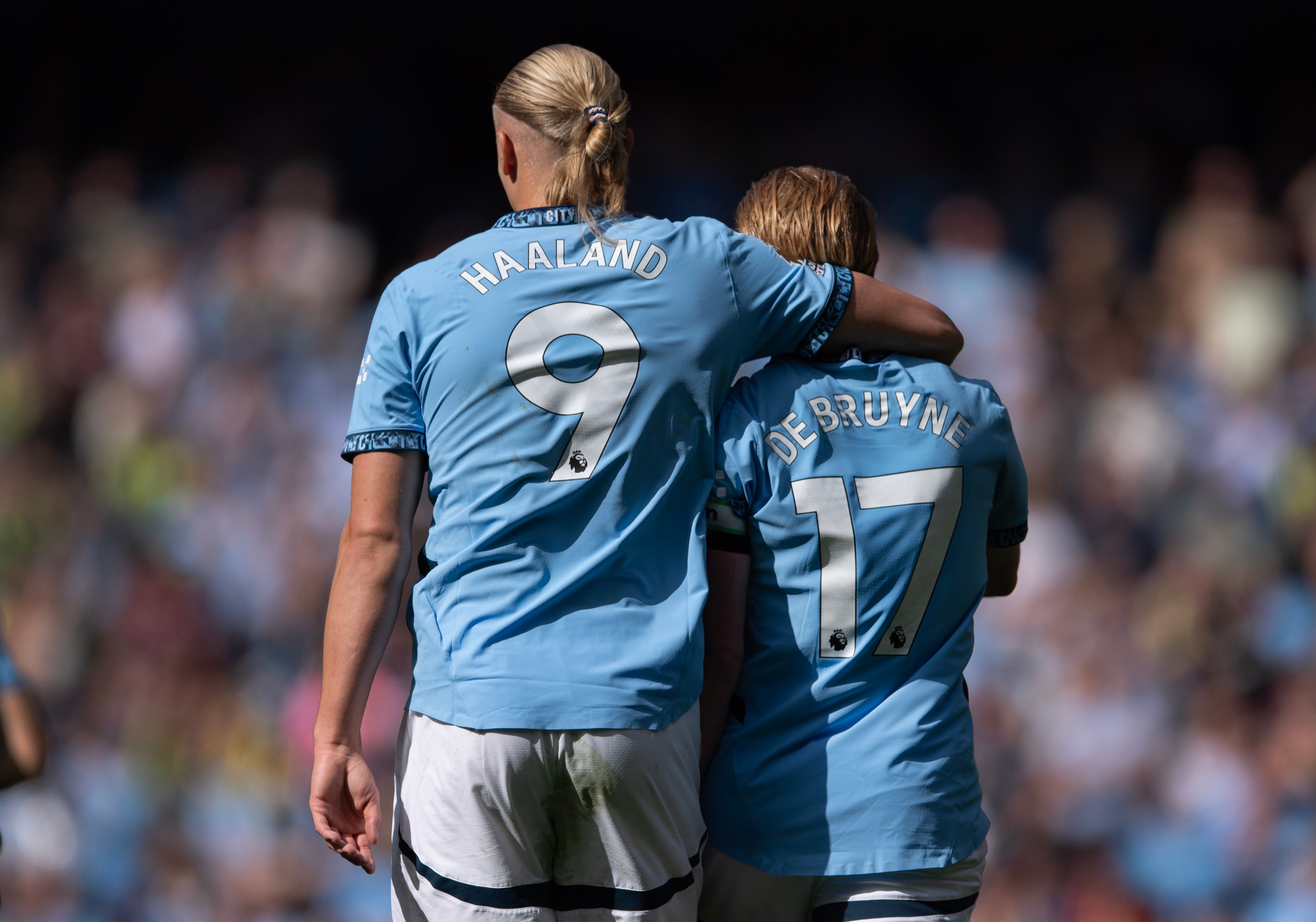 Erling Haaland y Kevin De Bruyne