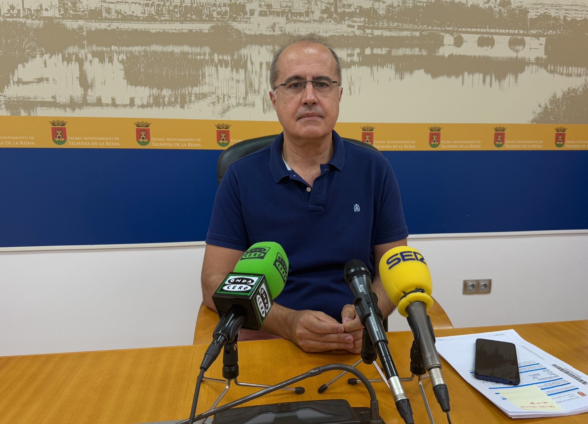 Jesús García-Barroso, portavoz del Gobierno municipal, en rueda de prensa