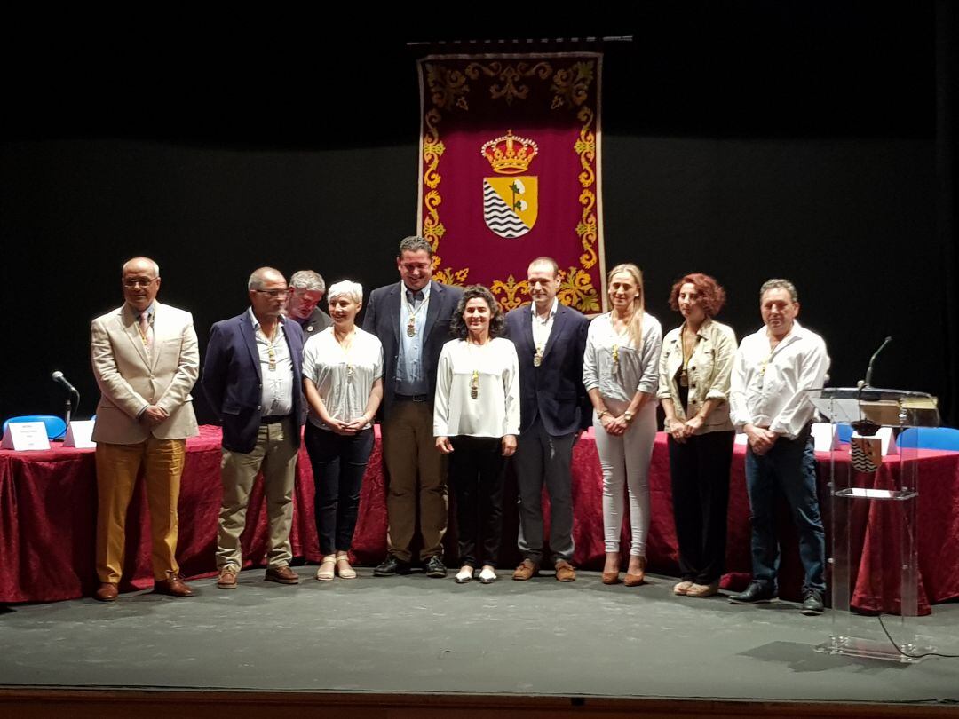 Foto de la nueva corporación municipal de Guadalcacín