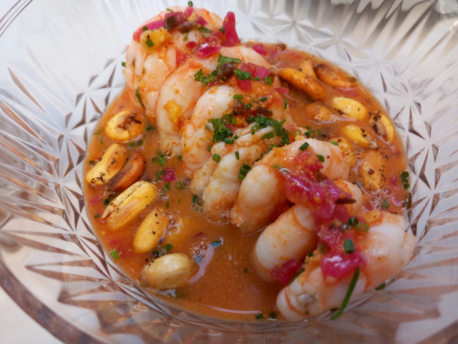 Ceviche de langostinos