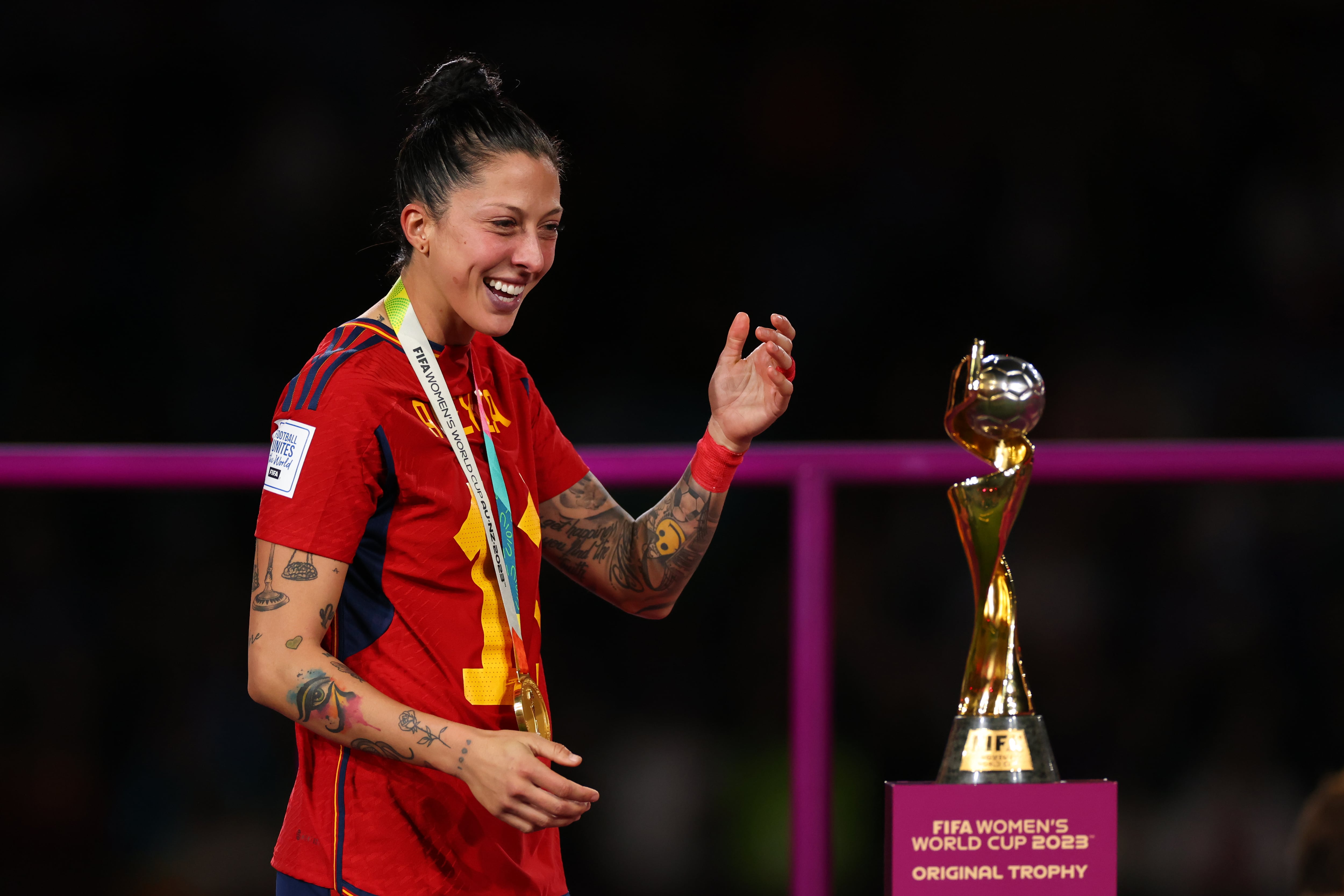 Jenni Hermoso elegida la segunda mujer más influyente del mundo en 2023, según FT(Photo by Marc Atkins/Getty Images,)