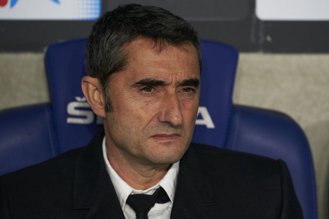 Valverde, durante el partido de Liga contra el Espanyol. 