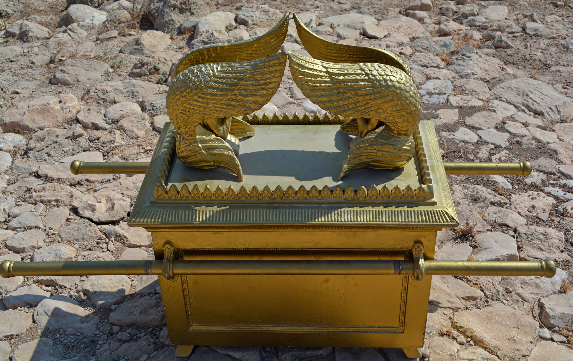 The Ark of the Covenant in Gilgal, Israel.